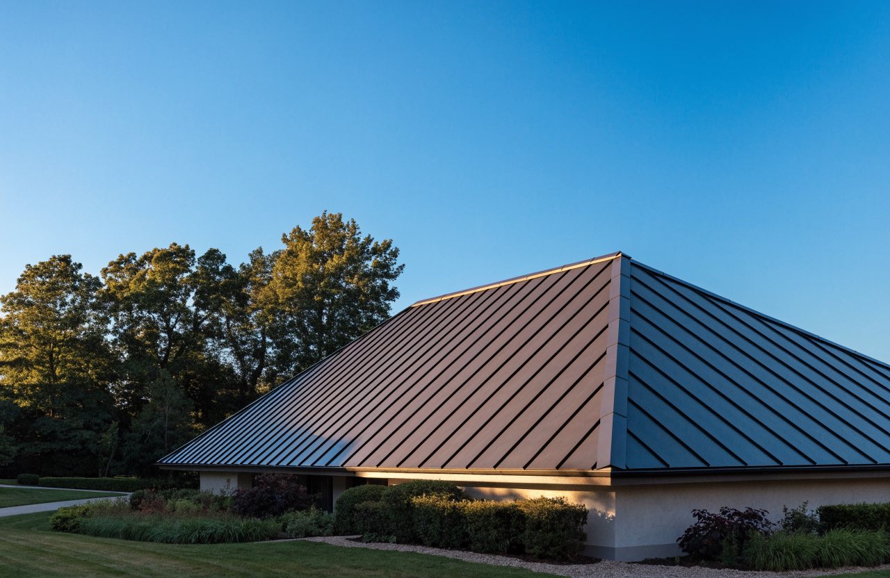 Finished metal roofing project in Central Arkansas