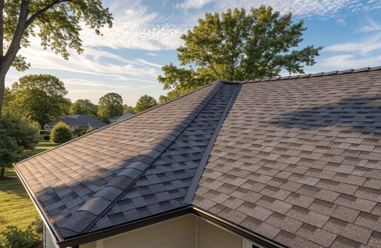Finished roof installation project in Central Arkansas