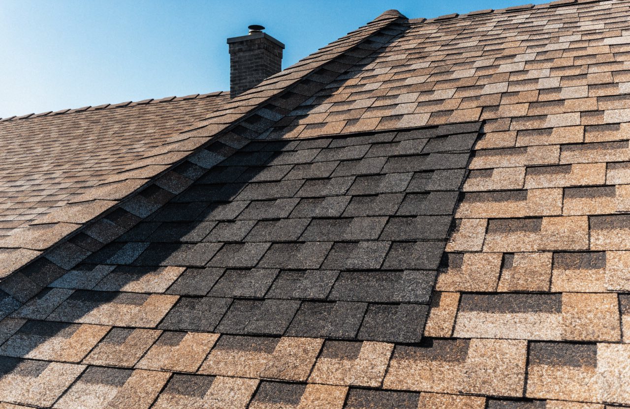 Finished roof repair project in Central Arkansas